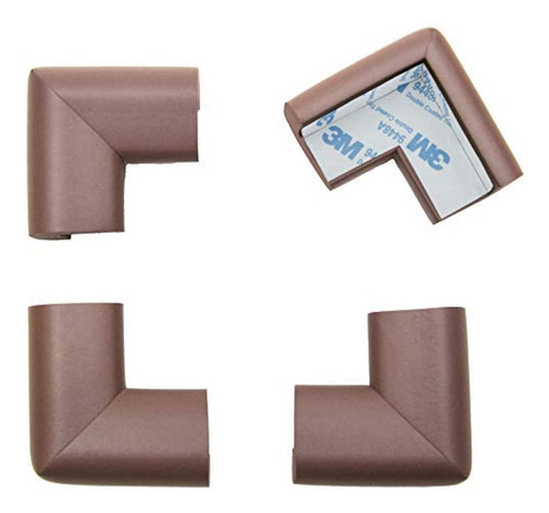 Proteccion De Esquinas Para Golpes Contra Muebles Color Cafe