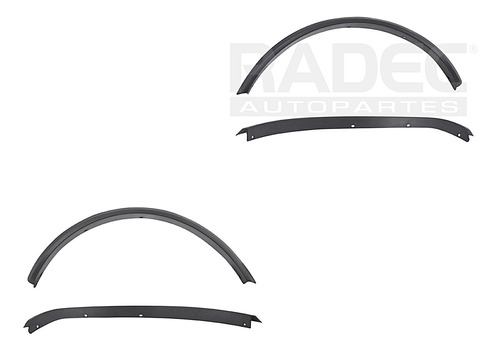 Set Molduras De Arco Del Tong Yang Ford Ecosport 04/07