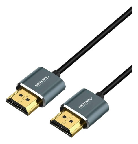Cable Hdmi 2.0 De 50 Centimetros Ultra4k Slim Delgado Netcom