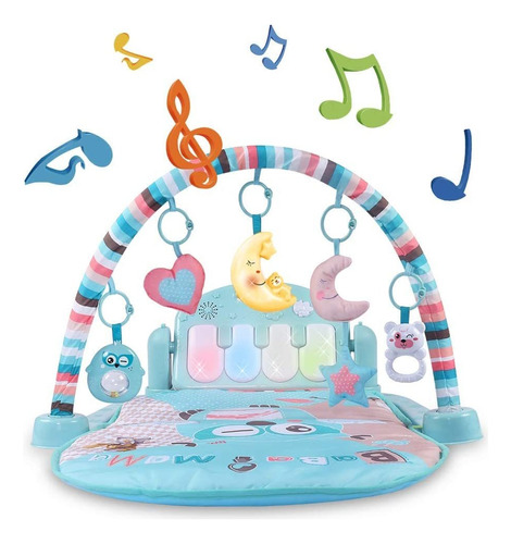 Temi Baby Gym Toys & Activity Play Mat, Kick And Play Piano 