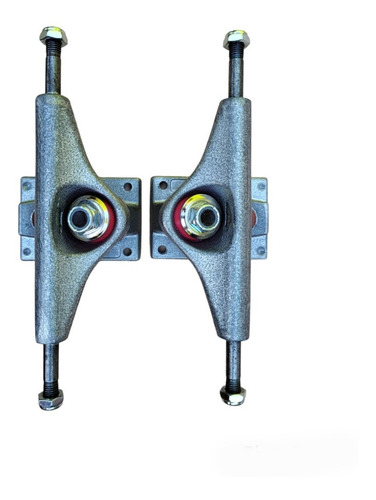Imagen 2 de 5 de Trucks Para Skate Dater Raw Pulido 125mm