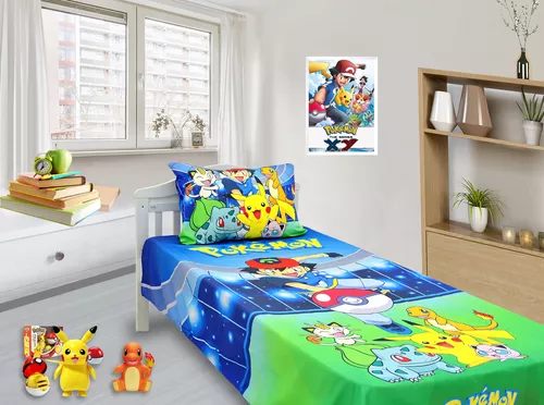 Kit Jogo de Quarto Infantil Cortina e Jogo Lençol Carros McQueen