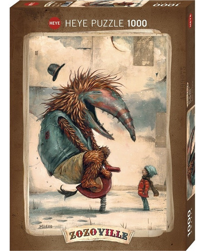 Rompecabezas Heye 29811 Zozoville Primavera 1000 Piezas