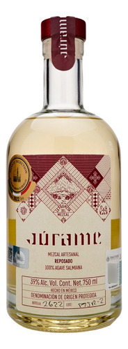 Mezcal Júrame Reposado De 750 Ml 100% Agave Salmiana