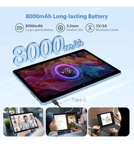 Yumkem Tablet Android 14 De 10 Pulgadas Con 36 Gb