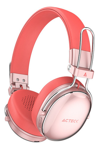 Audífonos Para Disp Inalámbricos Luxe Chic Hp710 Over Ear Color Salmón