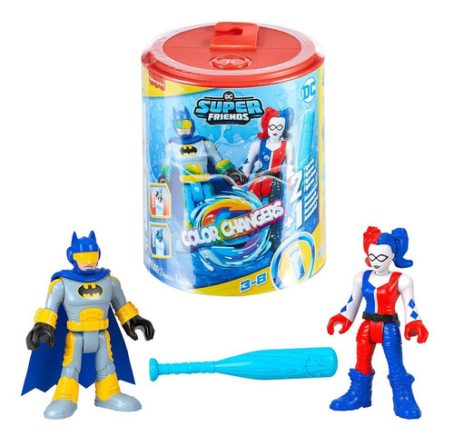 Imaginext Dc Color Changers Batman E Arlequina - Mattel