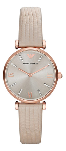 Emporio Armani - Reloj De Vestir De Dos Manecillas De Acero.