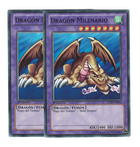 Yugioh 2x Thousand Dragon Comun 1st Lcjw-sp055