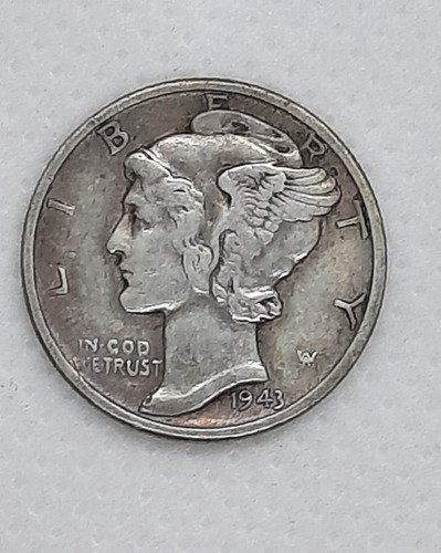 Moneda One Dime - Estados Unidos - Plata 0.9