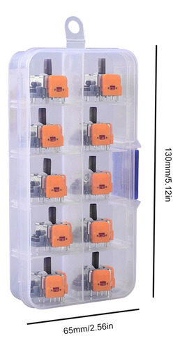 . 10 Piezas Joystick Efecto Hall 3d Alta Precisión Ajustable