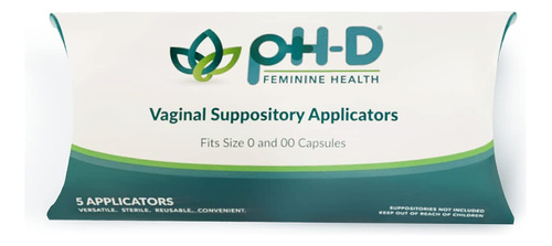 Ph-d - Aplicadores Vaginales De Apoyo A La Salud, 5 Unidades