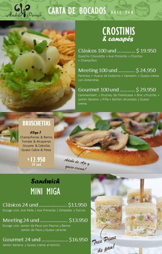 Imagen 2 de 6 de Coctel Salado O Dulce A Domicilio. Canapés Tapaditos Y Otros