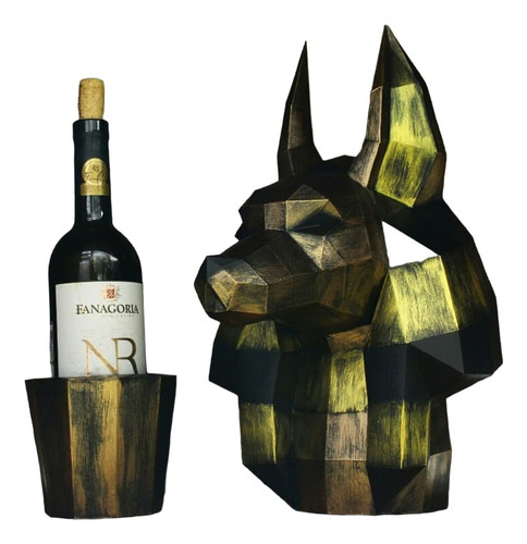 Portavino - Vinetera Anubis Papercraft (formato Digital Pdf)