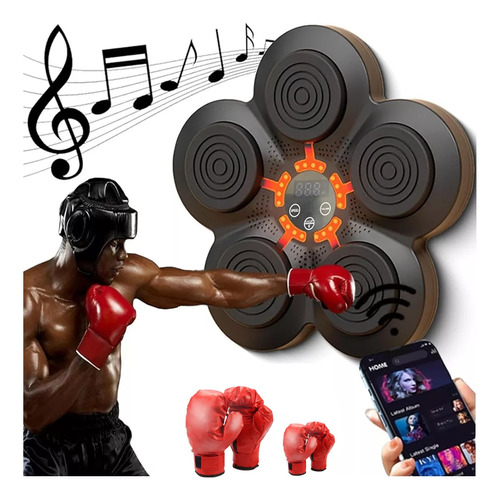 Música Electrónica Boxeo Máquina Equipo Juegos Con Gloves