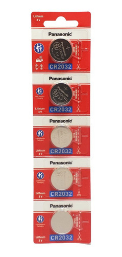 Panasonic Pilas Boton Cr-2032 Blister X5 Und Cr2032 Cr 2032