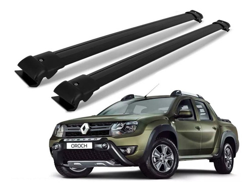 Barras De Techo Transversales Duster Oroch 2016 A 2020 Negra