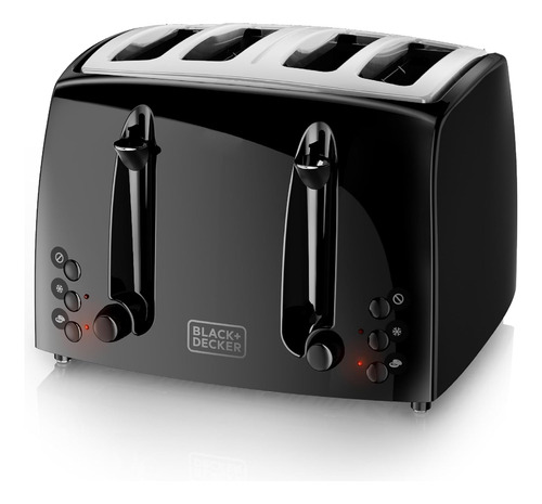 Tostadora De 4 Rebanadas Black+decker, Tr1410bd, Extra-ancha