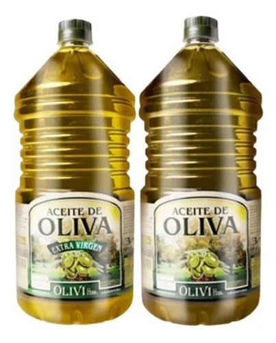 Combo Aceite De Oliva Virgen Extra + Intenso 3l Olivi X2