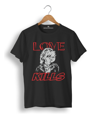 Remera Regalos San Valentin, Love Kills Precio Por 2 Uni