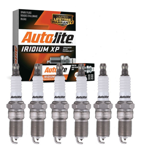 6 Bujia Autolite Iridium Xp Para Ford Explorer 4.0l V6 Cable