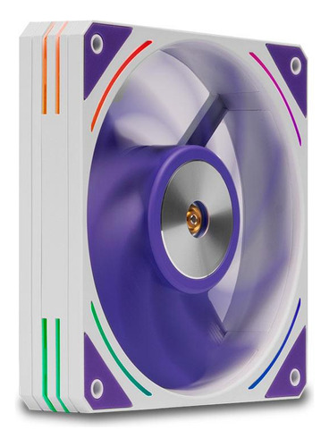 Kit Ventoinha Mancer Voltaic Purple Edition, 3x120mm, Branca
