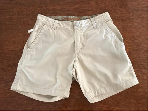 Bermuda Short Pantalon Blanco Cardon Mujer Talle M