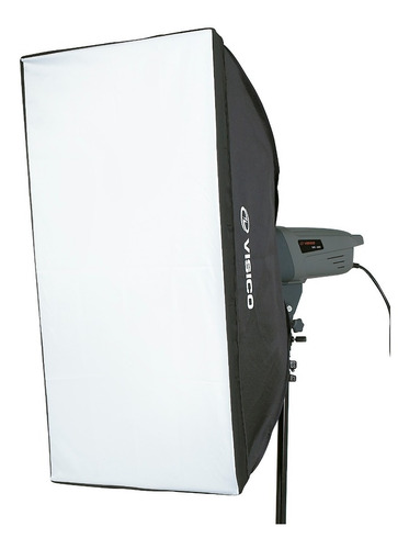 Kit 2 Flash Estudio 300w Visico Soft Box Bolso Emisor Vc801