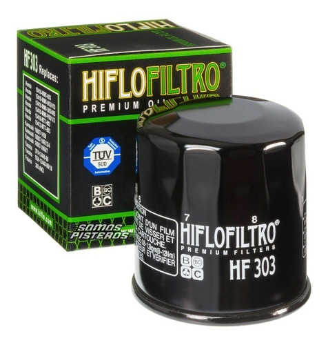 Filtro De Aceite Premium Hf 303 Hiflo Kawasaki