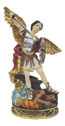 Arcangel Miguel Dorado 20cm Poliresina 530-77124 Religiozzi
