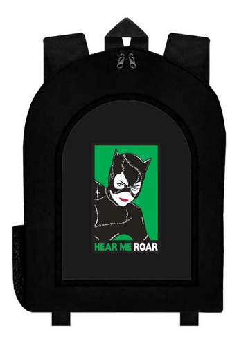 Mochila Gatubela Cat Woman Negra Adulto / Escolar D2