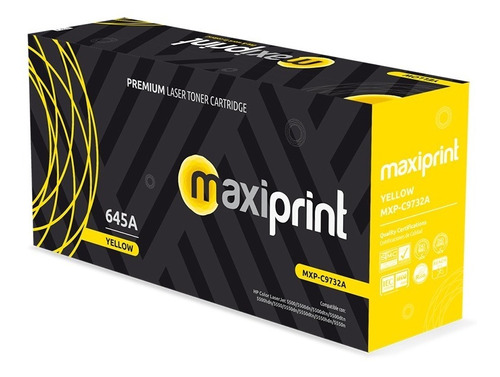 Toner Hp Maxiprint Serie 645a C9730-c9731a-c9732a-c9733alps