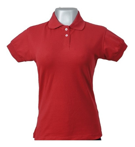  Camisetas Polo Dama Alta Calidad Color Roja