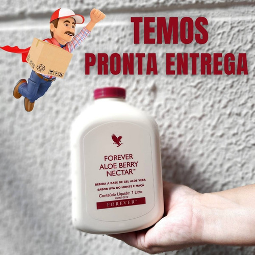 2 Unidade Aloe Vera Gel Com Uvas Do Monte (cranberry) E Maçã