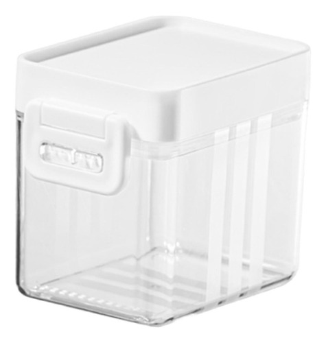 Cubo De Almacenamiento De Arroz Transparente, Reutilizable Y