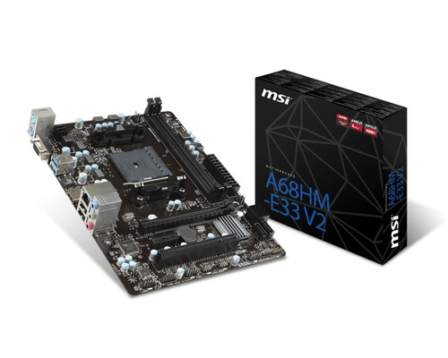 Placa Msi A68hm-e33 Fm2+  Procesadore A6-7480 Socket Fm2 Ddr