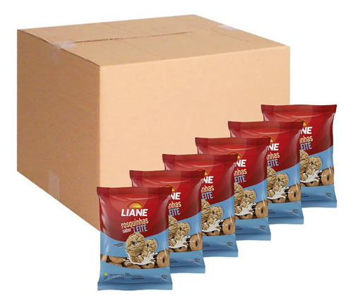 Caixa 30 Rosquinhas De Leite Sem Lactose 280g - Liane