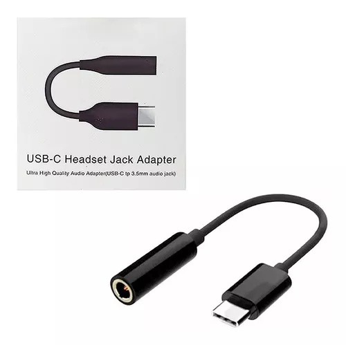 Cable Usb A Jack 3.5mm 5v Dc Power Cable Negro 1m Vention