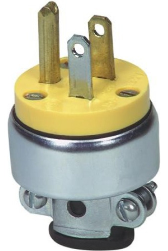 Enchufe Cooper Con Armadura 2 P + Tierra 125v 15a 2867-box