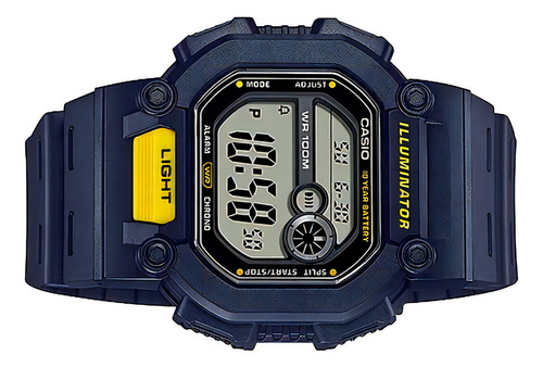 Reloj Casio Digital W-737h-2AVDF-SC azul para hombre