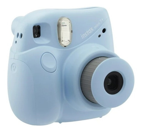 Imagen 3 de 3 de Fujifilm Instax Cámara Mini 7 Paquete Con Estuche Azul