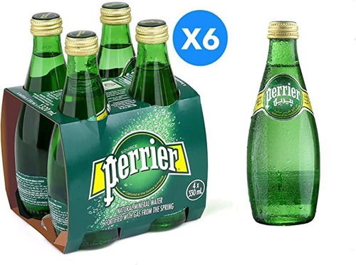 Agua Perrier C/ Gas Pack Com 24x330ml