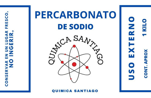 Percarbonato De Sodio 1 Kilo Oxigeno Activo