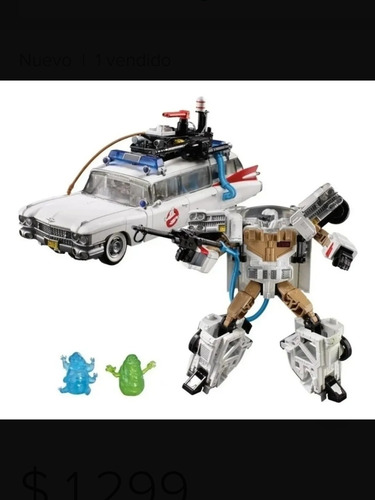 Figura Ecto-1 Ectotron Transformers Ghostbusters (Usado)