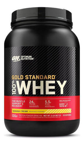 Suplemento En Polvo Whey Protein Gold Standard 100% De 907g
