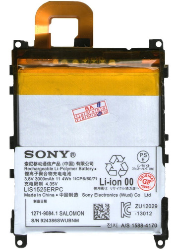 Bateria Pila Sony Xperia Z1 L39 C6902 C6903 C6906