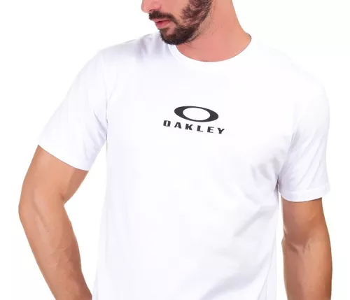 Camiseta Oakley Mod Bark New Tee Branca - Back Wash
