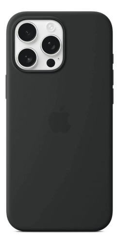 Case Silicone Magsafe Capa iPhone 16 Pro Max Preto