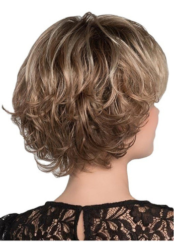 Capucha De Peluca De Pelo Corto De Moda Para Mujeres