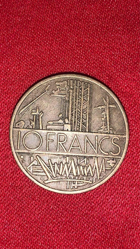 Moneda 10 Francs 1980